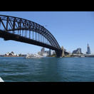 Harbour Bridge, Opernhaus und Skyline von Sydney